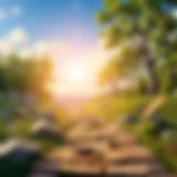 Conceptual representation of financial growth through investments