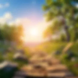 Conceptual representation of financial growth through investments