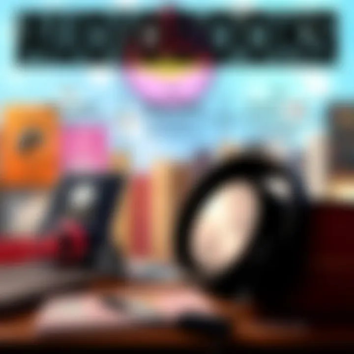 Audiobook Services Comparison An infographic comparing Amazon audiobooks with other audiobook services