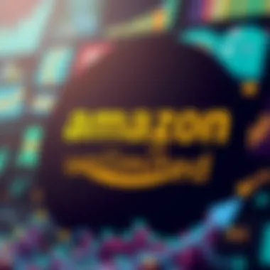 Amazon Unlimited Logo and Digital Elements Amazon Unlimited logo with digital elements