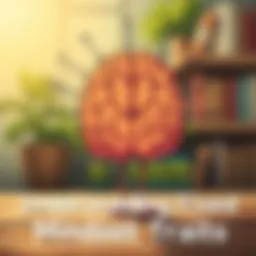 Illustration of fixed mindset characteristics