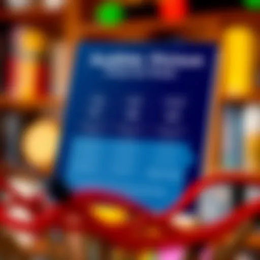 Illustration depicting Audible pricing structure for Prime members