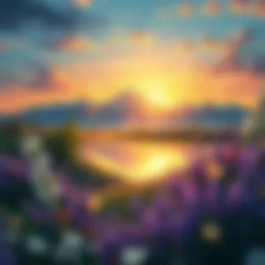 Symbol of Transformation A serene landscape symbolizing personal growth and transformation.