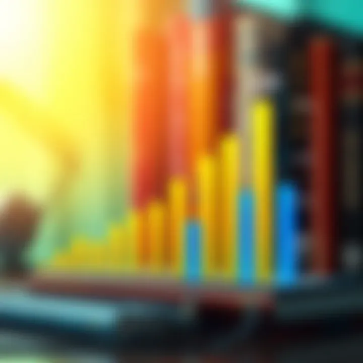 A visual representation of audiobook sales growth over time