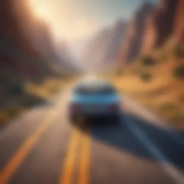 An open road ahead, illustrating the journey of entrepreneurship and self-discovery