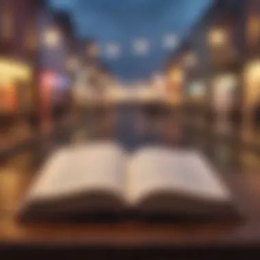 Highlighted Passages on Anxiety Themes An open book with highlighted passages on anxiety themes