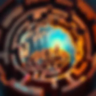 Navigating the Labyrinth of Identity A labyrinth illustrating the complexity of identity