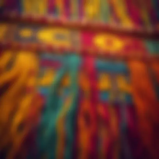 A tapestry woven with diverse threads symbolizing shared experiences