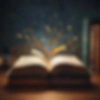The Light of Knowledge and Growth An open book with light emanating from it