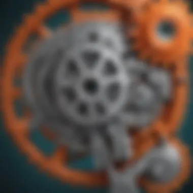 A brain made of gears representing mindset change