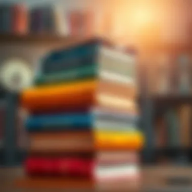 Knowledge Acquisition Through Reading A stack of books symbolizing knowledge acquisition