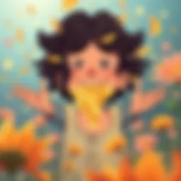 Conceptual illustration of personal transformation