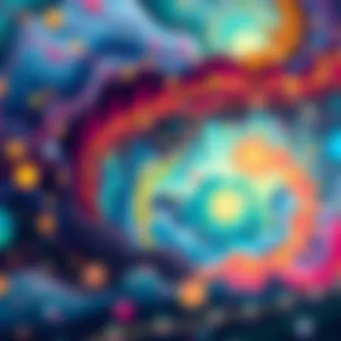 Journey Within Abstract depiction of self-discovery journey