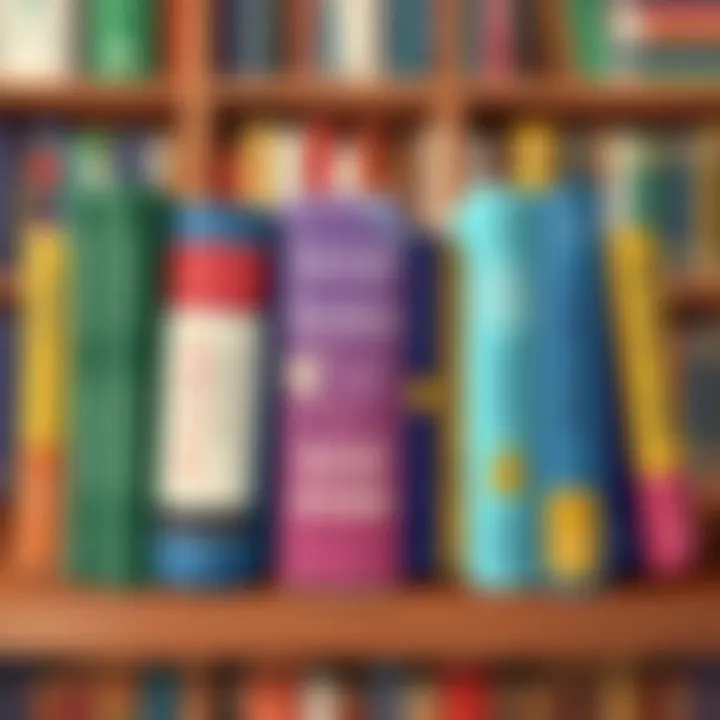 Brené Brown's Literary Collection A collection of Brené Brown's books displayed on a bookshelf