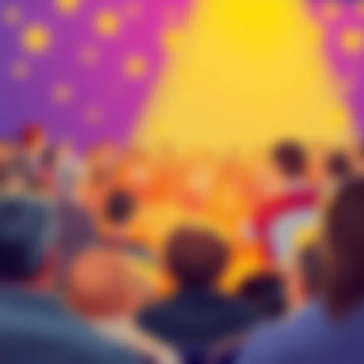 Connecting with Your Audience Visual metaphor for audience connection and engagement