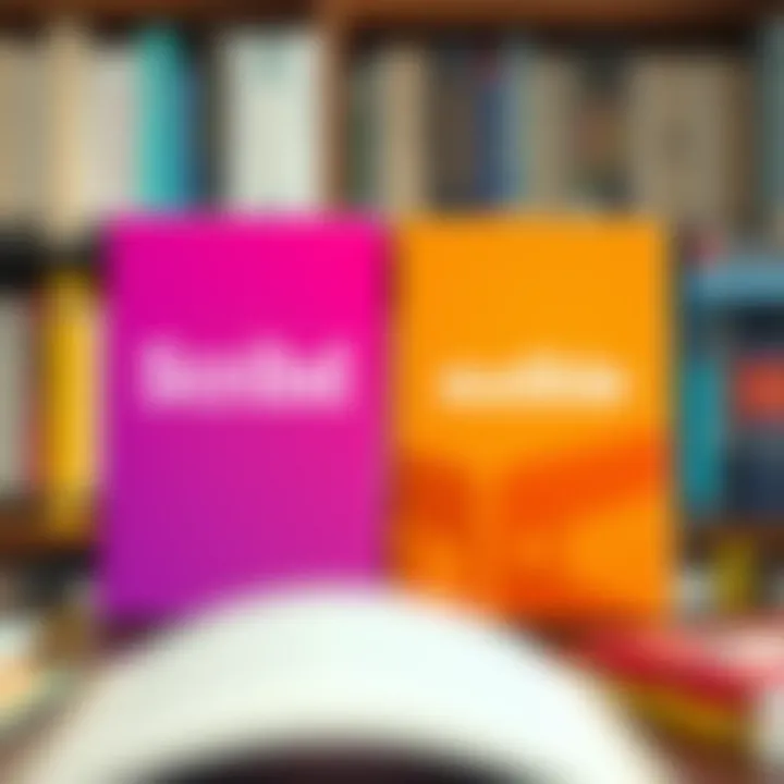 User experience comparison between Scribd and Audible