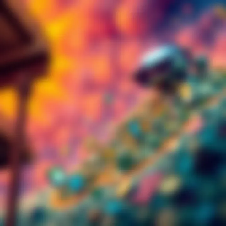 An abstract representation of market opportunities and customer insights