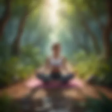 Yoga as a Path to Everyday Zen Person practicing yoga amidst nature