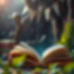 A visually striking representation of literary exploration