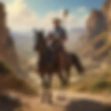 Philosophical Themes in Don Quixote A depiction of the philosophical themes explored in the novel.