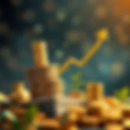 Conceptual representation of financial growth