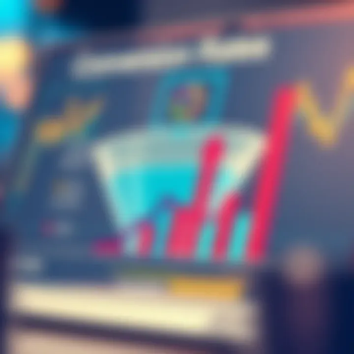 Conversion Rates Analysis Graphical representation of conversion rates in sales funnels