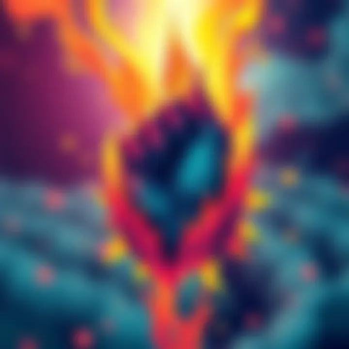 Symbolizing Commitment and Inner Strength An abstract representation of resilience and strength
