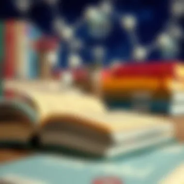 Exploring Interconnected Themes in Literature A visual representation of interconnected literary themes.