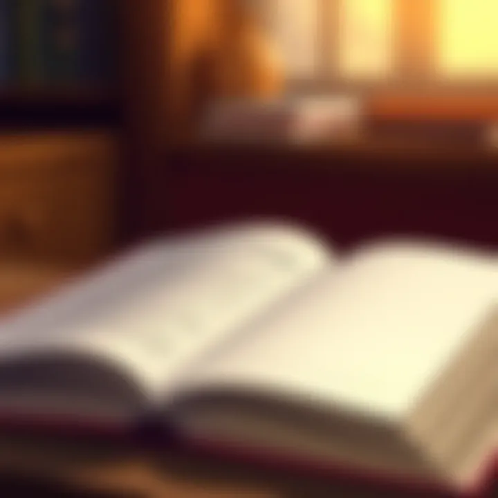 An open book with blank pages, illustrating untold stories