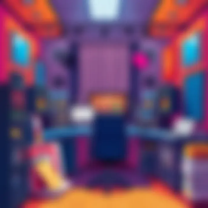 Inside an Audiobook Production Studio Audiobook production studio with equipment