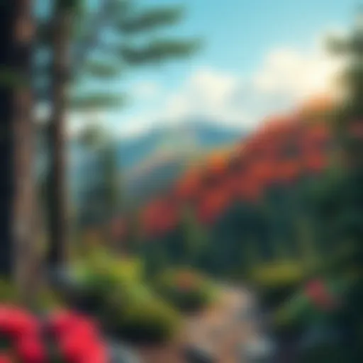 A serene view of the Appalachian Trail