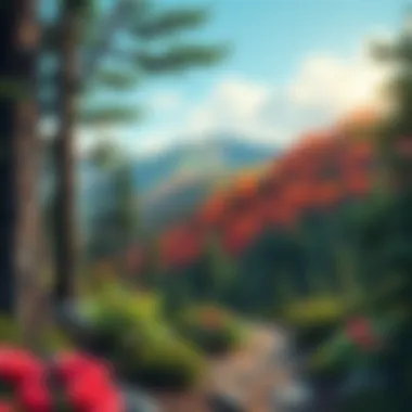 The Beauty of the Appalachian Trail A serene view of the Appalachian Trail