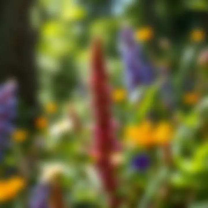 Diverse Flora of the Appalachian Trail A close-up of diverse flora along the trail