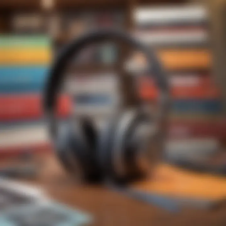 A diverse selection of audiobook genres