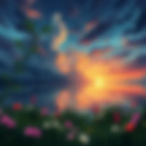 A serene landscape symbolizing inner strength