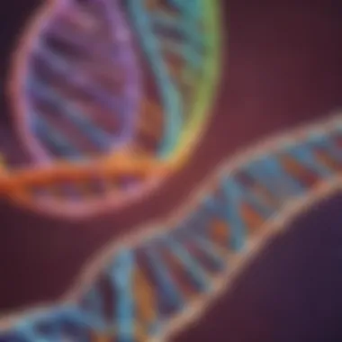 Rejuvenating DNA: The Key to Longevity An artistic representation of DNA strands and cellular rejuvenation