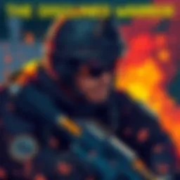 An inspiring scene of a Navy Seal in action, showcasing discipline and strength.