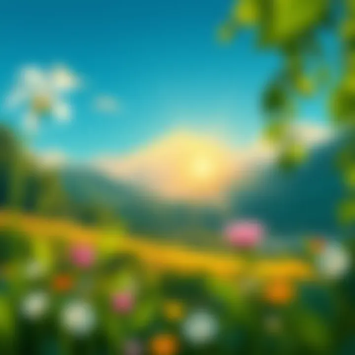 Resilience in Nature A serene landscape representing resilience and personal growth.