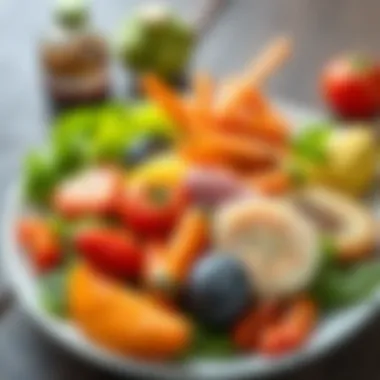 Nutrient-Rich Foods for Health A vibrant plate showcasing nutrient-rich foods