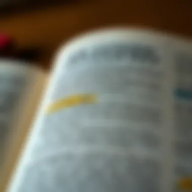 Insights from Renowned Investment Literature A close-up of highlighted text in a renowned investment book