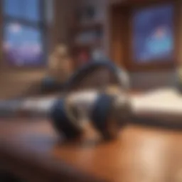 A serene environment for audiobook listening