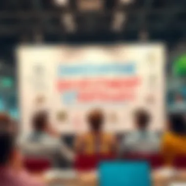 Innovative Investment Strategies A brainstorming session with financial strategies illustrated on a whiteboard