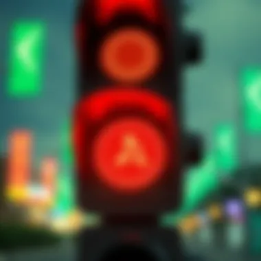 The concept of greenlights as a metaphor for life