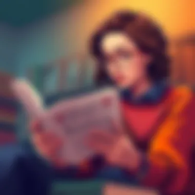 Engagement with Scholarly Articles Person reading a Harvard Business Review article