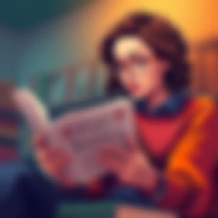 Engagement with Scholarly Articles Person reading a Harvard Business Review article