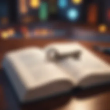 Key Insights in Leadership An open book with highlighted passages, representing the importance of key insights in leadership.