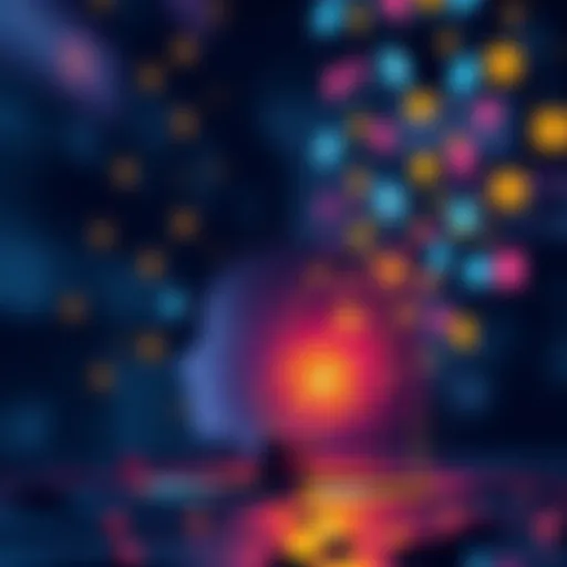 Illustration of personal growth through reflection