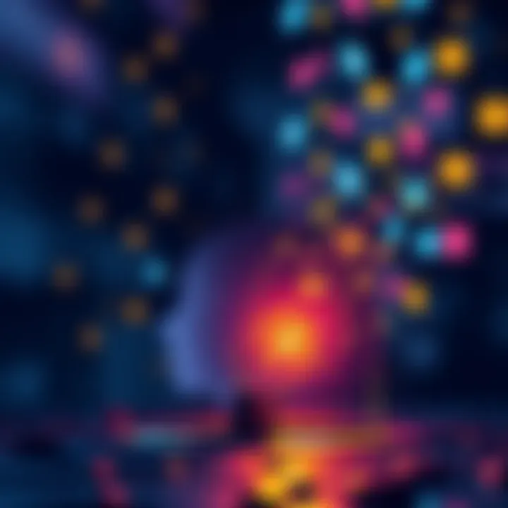 Personal Growth Through Reflection Illustration of personal growth through reflection