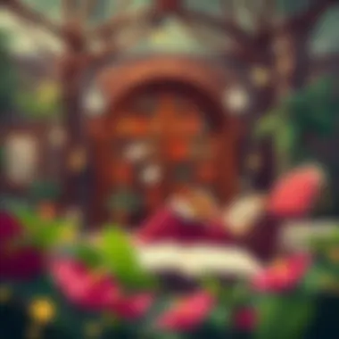 Cultural Contexts of Seduction A serene setting for reading, highlighting cultural aspects of seduction