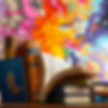 Diversity in Literature An artistic representation of various literary genres